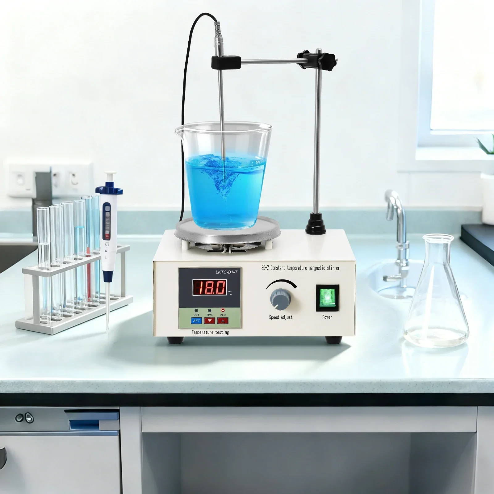 Magnetic Stirrer Hotplate - 2000ml Magnetic Stirrer With Heating Plate