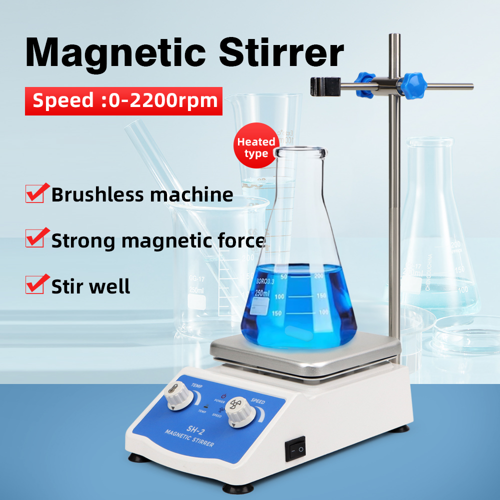Magnetic Stirrer Hotplate - SH-2 Heating Magnetic Stirrer 2000ml Mixing