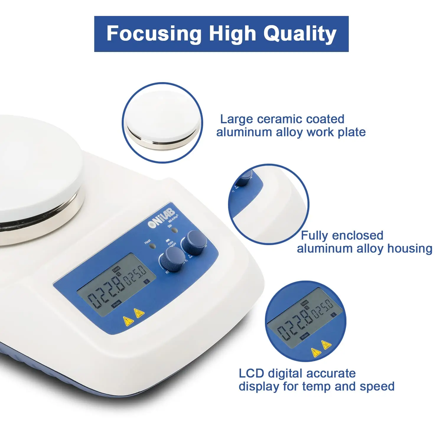 ONiLAB 340C Magnetic Hotplate  - Magnetic Stirrer Hotplate 评论和价格
