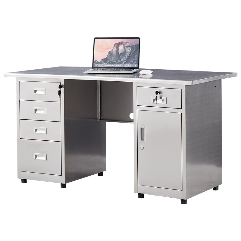 Stainless steel computer desk, - Medical Lab Furniture 评论和价格