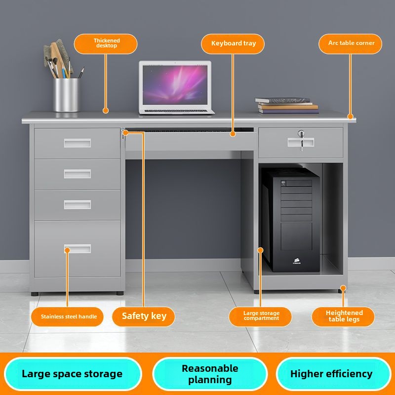 Stainless steel computer desk, - Medical Lab Furniture 评论和价格