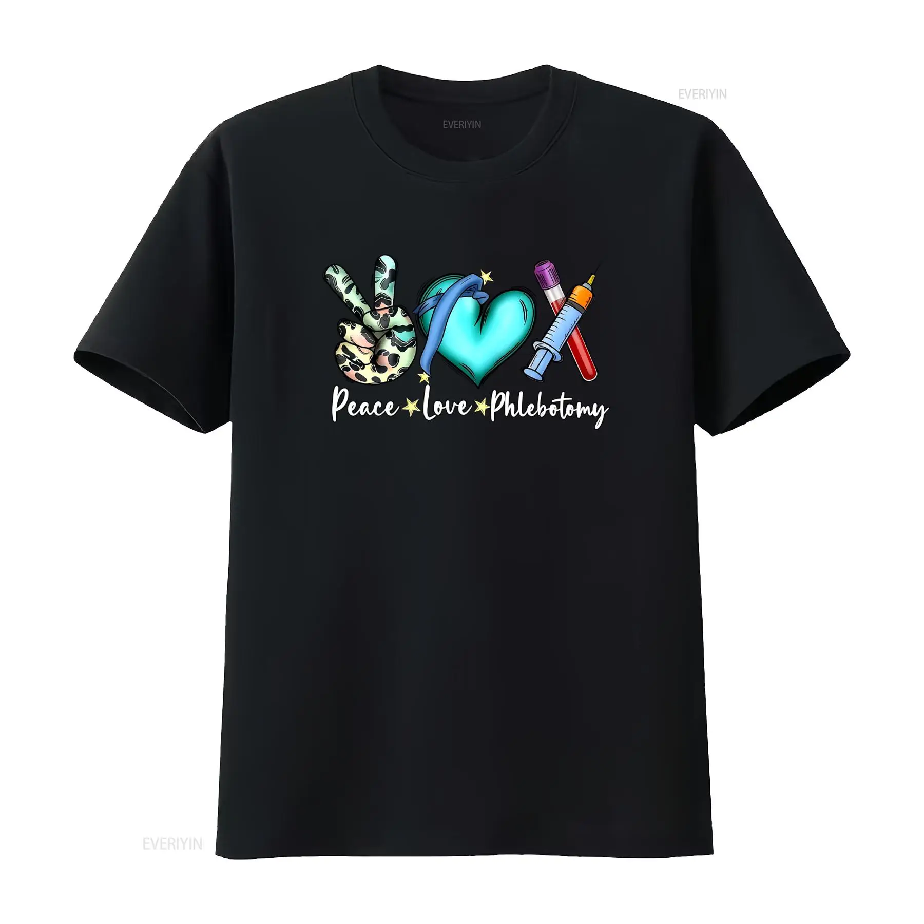 Peace Love Phlebotomy T Shirt  - Medical Lab Technologist 评论和价格