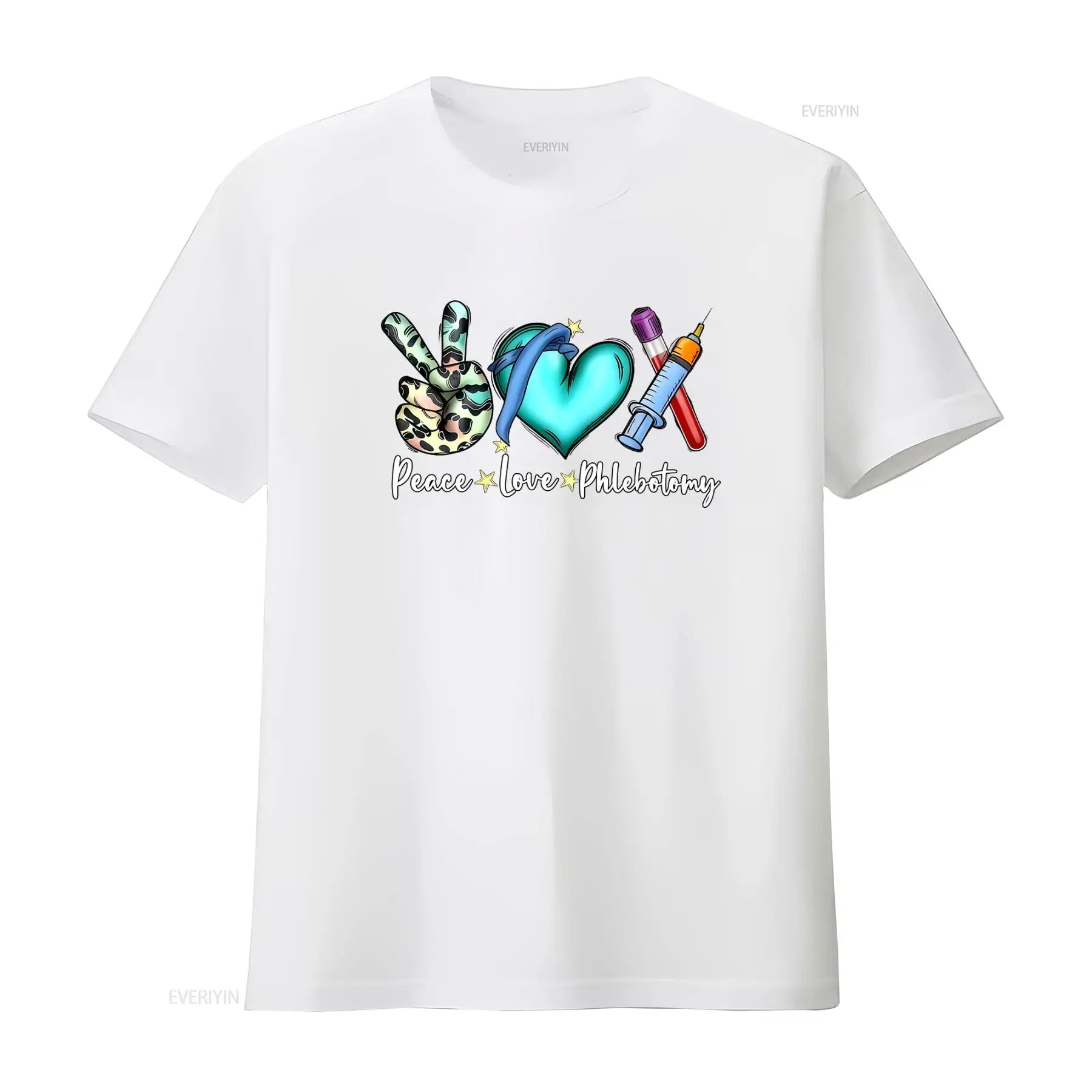 Peace Love Phlebotomy T Shirt  - Medical Lab Technologist 评论和价格